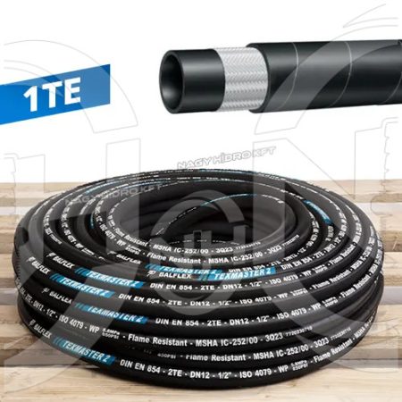 1TE DN06=1/4" 28BAR TEXTILBETÉTES HIDRAULIKA TÖMLŐ (BALFLEX TEXMASTER) - 1TE-06BF