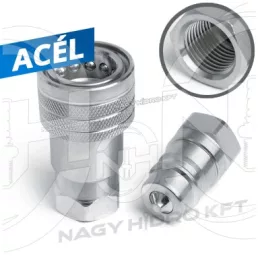 3/4" BSP DN20 BELSŐ MENETES HIDRAULIKA GYORSCSATLAKOZÓ HÜVELY , PUSH PULL ISO-B PAV1 - 2HGH-BB34-DN34
