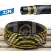 2SN DN12=1/2" 400BAR 155Cˇ MAGASNYOMÁSÚ MOSÓ TÖMLŐ, FEKETE SZÍNBEN (NORTH FIGHTER) - 2SNJETF-12NF