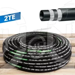 2TE DN16=5/8" 50BAR TEXTILBETÉTES HIDRAULIKA TÖMLŐ (BALFLEX TEXMASTER) - 2TE-16BF