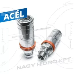   M22x1,5 24ˇ 15L DN12 KÜLSŐ MENETES VÁLASZFAL/SZERELŐFALAS RÖVID HIDRAULIKA GYORSCSATLAKOZÓK HÜVELY, GYORSKIOLDÓ FUNKCIÓVAL, ISO 7241 A PUSH-PULL