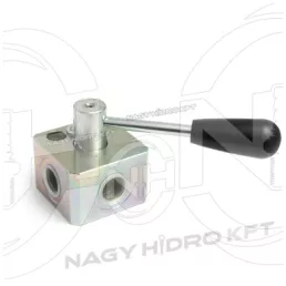   3/4" 120l/PERC 400BAR BSP COLOS 3 UTAS UTVÁLTÓ CSAP/SZELEP, MAGASNYOMÁSÚ RENDSZEREKHEZ (NYITOTT ALAPHELYZETBEN)