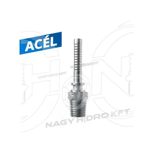 DN10 3/8" 700BAR NPT COLOS KÜLSÖ MENETES HIDRAULIKA TÖMLŐ CSATLAKOZÓ