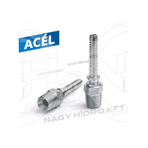 DN10 3/8" 700BAR NPT COLOS KÜLSÖ MENETES HIDRAULIKA TÖMLŐ CSATLAKOZÓ