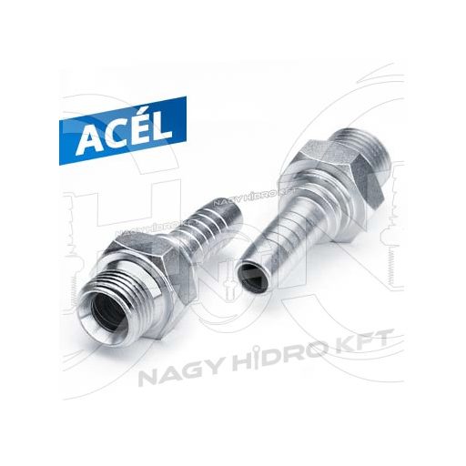 DN25 3/4" BSP COLOS KÜLSÖ MENETES HIDRAULIKA TÖMLŐ CSATLAKOZÓ - AGR-2534