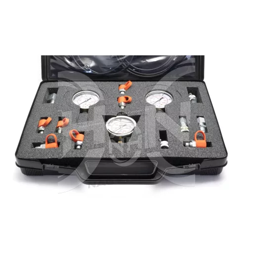 0-400 BAR ANALÓG NYOMÁSMÉRŐ TESZTKÉSZLET 3+14 DARABOS
