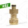 1/4" BSP BELSŐ MENET, BOSCH MOSÓPISZTOLY ÁTALAKÍTÓ BAJONETT MAGASNYOMÁSÚ MOSÓKHOZ (RÉZ KIVITEL) - BAY-14R-BOS