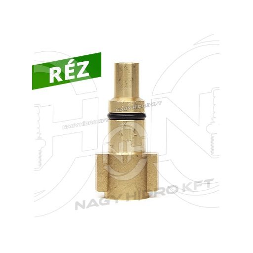 1/4" BSP BELSŐ MENET, LAVOR MOSÓPISZTOLY ÁTALAKÍTÓ BAJONETT MAGASNYOMÁSÚ MOSÓKHOZ (RÉZ KIVITEL) - BAY-14R-LAVOR