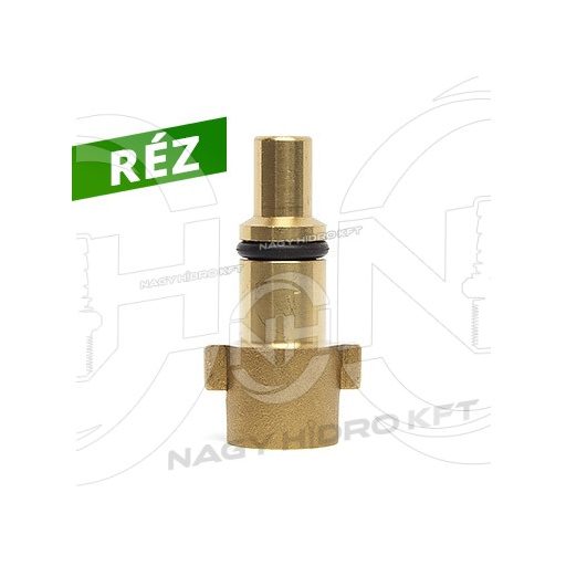 1/4" BSP BELSŐ MENET, NILFISK / STIHL MOSÓPISZTOLY ÁTALAKÍTÓ BAJONETT MAGASNYOMÁSÚ MOSÓKHOZ (RÉZ KIVITEL)