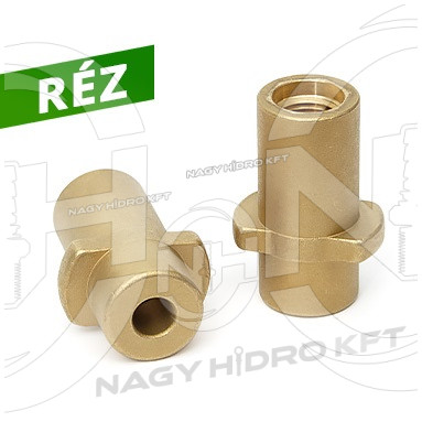 1/4" BSP BELSŐ MENET, KARCHER MOSÓPISZTOLY ÁTALAKÍTÓ BAJONETT MAGASNYOMÁSÚ MOSÓKHOZ (RÉZ KIVITEL) - BAY-14R