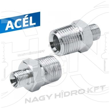 3/8"-1/2" BSP/NPT COLOS  KÖZCSAVAR 60ˇ KÚPPAL