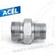 1/8"-M12X1 08LL BSPT COLOS / METRIKUS VÁLTÓ KÖZCSAVAR 24ˇ KÚPPAL - BTMKK-18-1201-08LL