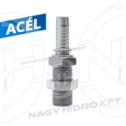 DN06 M14x1,5 08L VÁLASZFAL/SZERELŐFAL KÜLSÖ MENETES HIDRAULIKA TÖMLŐ CSATLAKOZÓ - CELV-061415