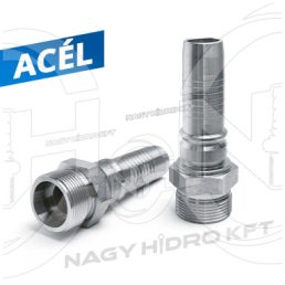 DN32 M42x2 30S EGYENES KÜLSŐ MENETES HIDRAULIKA TÖMLŐ CSATLAKOZÓ, INTERLOCK KISZAKADÁS BIZTOS - CESI-324202