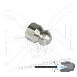1/4" 080 BSP COLOS CSŐTISZTÍTÓ FÚVÓKA INOX KIVITEL, FURATOK ELOSZTÁSA 3+1 - CFI14-080-31