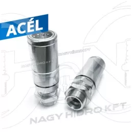   M36x2 24ˇ 25S DN20 KÜLSŐ MENETES VÁLASZFAL/SZERELŐFALAS HIDRAULIKA GYORSCSATLAKOZÓK HÜVELY, GYORSKIOLDÓ FUNKCIÓVAL, ISO 7241 A PUSH-PULL NYOMÓ-HÚZÓ (F