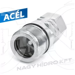 1/4" DN10 BSP COLOS BELSŐ MENETES ÖSSZETEKERŐS GYORSCSATLAKOZÓ HÜVELY, PPV3 CSAVAROS KIVITEL - CGH-14-DN10
