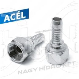 CO2 GÁZ CSATLAKOZÓ, EGYENES DN12 W21,8 14h HOLLANDERREL - CO2-12218