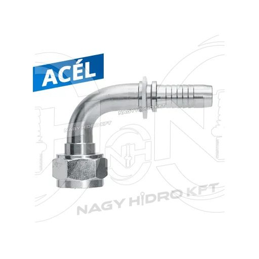 CO2 90ˇ GÁZ CSATLAKOZÓ, DN10 W21,8 14h HOLLANDERREL - CO2-9010218