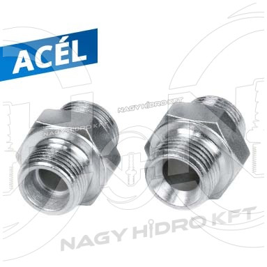 1"-M36x2-S BSP/METRIKUS VÁLTÓ KÖZCSAVAR 60ˇ/24ˇ KÚPPAL - COM-013602S