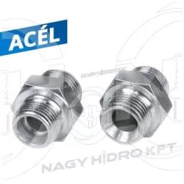   3/4"-M30x1,5-L BSP/METRIKUS VÁLTÓ KÖZCSAVAR 60ˇ/24ˇ KÚPPAL