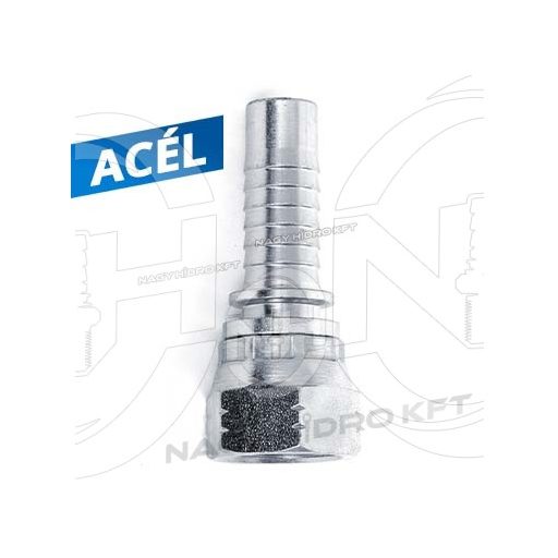 DN08 5/8" UNF COLOS EGYENES HOLLANDERES HIDRAULIKA TÖMLŐ CSATLAKOZÓ, 74ˇ KÚPPAL (JIC) - DKJ-0858