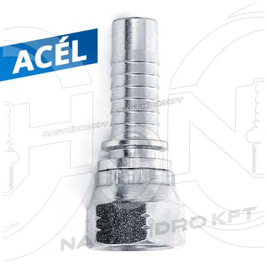 DN20 1.3/16" UNF COLOS EGYENES HOLLANDERES HIDRAULIKA TÖMLŐ CSATLAKOZÓ, 74ˇ KÚPPAL (JIC)