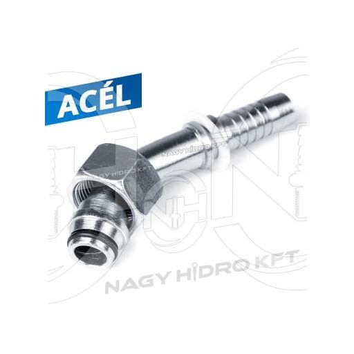 45ˇ DN12 M18x1,5 12L HIDRAULIKA TÖMLŐ CSATLAKOZÓ, O-GYŰRŰS - DKOL-45121815