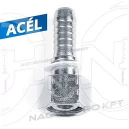   DN06 1/8" BSP COLOS EGYENES HIDRAULIKA TÖMLŐ CSATLAKOZÓ 60ˇ KÚPPAL