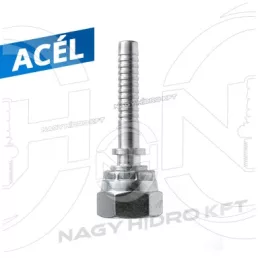   DN06 1/4" 700BAR BSP COLOS EGYENES HIDRAULIKA TÖMLŐ CSATLAKOZÓ 60ˇ KÚPPAL