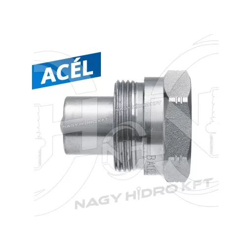 3/8" DN10 NPT COLOS BELSŐ MENETES ÖSSZETEKERŐS GYORSCSATLAKOZÓ DUGÓ, CSAVAROS KIVITEL (ENERPAC TÍPUS 700BAR)