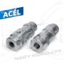 1/4" 20l/PERC BSP COLOS MENETTEL, EGYSZERES VEZÉRLÉSŰ VISSZACSAPÓ SZELEP, MAGASNYOMÁSÚ RENDSZEREKHEZ - EVV-14