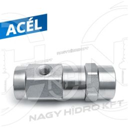 3/8" 35l/PERC BSP COLOS MENETTEL, EGYSZERES VEZÉRLÉSŰ VISSZACSAPÓ SZELEP, MAGASNYOMÁSÚ RENDSZEREKHEZ - EVV-38
