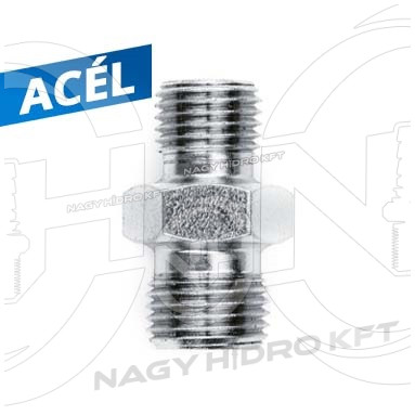 1/4"-3/8" BSP COLOS KÖZCSAVAR 60ˇ KÚPPAL 0,8mm FOJTÓ FURATTAL