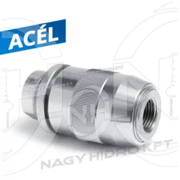 1/2" 45l/PERC BSP COLOS, KÉTIRÁNYÚ FOJTÓ / ÁRAMÁSSZABÁLYZÓ SZELEP, MAGASNYOMÁSÚ RENDSZEREKHEZ (VEZETÉKBE ÉPÍTHETŐ) - FOA-12
