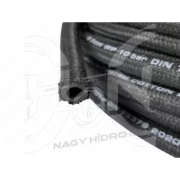 3,2x7mm 10BAR, TEXTILBORÍTÁSÚ OLAJ ÉS ÜZEMANYAG TÖMLŐ