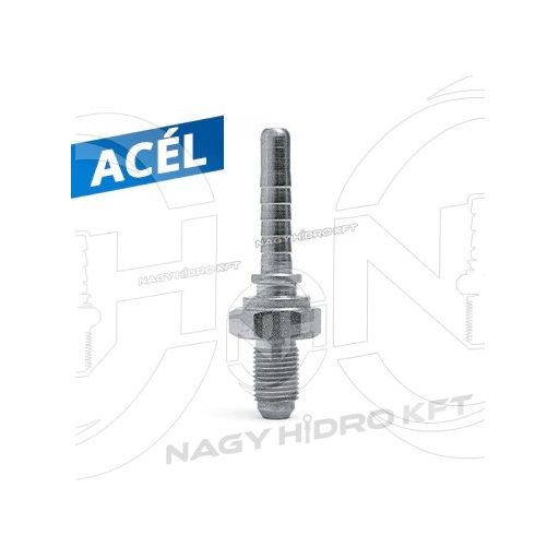 DN06 M12x1 GÁZ CSATLAKOZÓ, EGYENES KÜLSŐ MENETES CSATLAKOZÓ - GAZ-06121