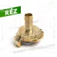   DN12=1/2" FIX GEKA KÖRMÖS CSATLAKOZÓ, TÖMLŐVÉGES KIVITEL
