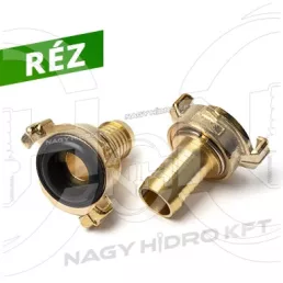   DN20=3/4" FORGATHATÓ GEKA KÖRMÖS CSATLAKOZÓ, TÖMLŐVÉGES KIVITEL