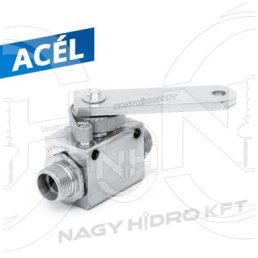 M22x1,5 15L DN12 HIDRAULIKA LÖKETHATÁROLÓS GOLYÓSCSAP/SZELEP 2 UTAS - HLG-M2215-15L-DN12