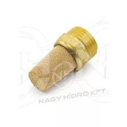 1/4" BSP HOSSZÍTOTT SZINTERBRONZ HANGTOMPÍTÓ