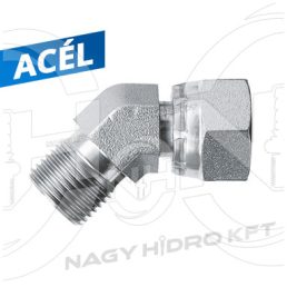 1/8" BSP 45"-IDOM KÜLSŐ/BELSŐ MENETTEL 60ˇ KÚPPAL - I45KBB-18