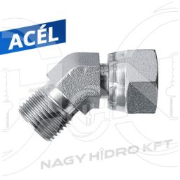 2" ORFS 45ˇ-IDOM KÜLSŐ/BELSŐ MENETTEL, LAPON TÖMÍTŐ KIVITEL - I45KBO-02