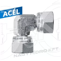   1" ORFS L-IDOM BELSŐ/BELSŐ MENETTEL,LAPON TÖMÍTŐ KIVITEL