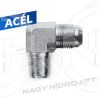 3/4"-1,5/16" NPT/UNF VÁLTÓ L-IDOM KÜLSŐ/KÜLSŐ MENETTEL 74ˇ KÚPPAL - ILKKNPU-34-1-516