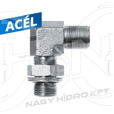 1/2"-M26X1,5 18L L-IDOM BSP/METRIKUS VÁLTÓ, TÖMBÖSÍTETT KÜLSŐ/KÜLSŐ MENETTEL