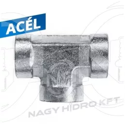 6/4" NPT T-IDOM BELSŐ/BELSŐ/BELSŐ FIX MENETTEL