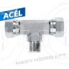   1/8" BSP T-IDOM BELSŐ/KÜLSŐ/BELSŐ MENETTEL, 60ˇ KÚPPAL