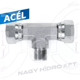   5/8" BSP T-IDOM BELSŐ/KÜLSŐ/BELSŐ MENETTEL, 60ˇ KÚPPAL