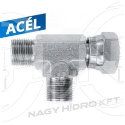 1" BSP T-IDOM KÜLSŐ/KÜLSŐ/BELSŐ MENETTEL, 60ˇ KÚPPAL - ITKKBB-01